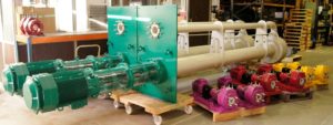 Pumps for wastewater treatment processes