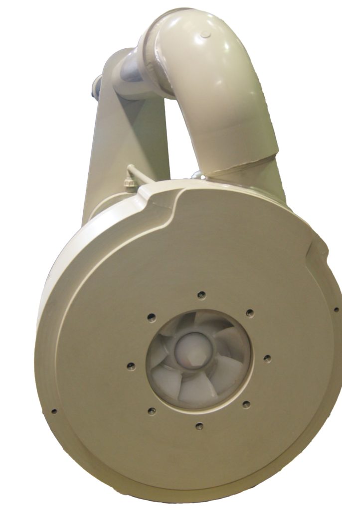 vertical pump with double impeller