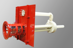 Vertical pump for fertilizer industry